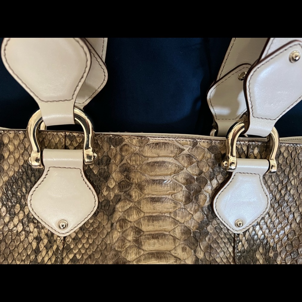 Gucci Python Handbag - image 2